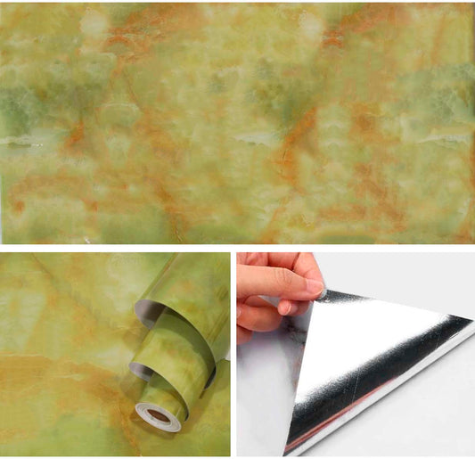 PAPEL ADHESIVO BRILLANTE VERDE+ENVÍO GRATIS
