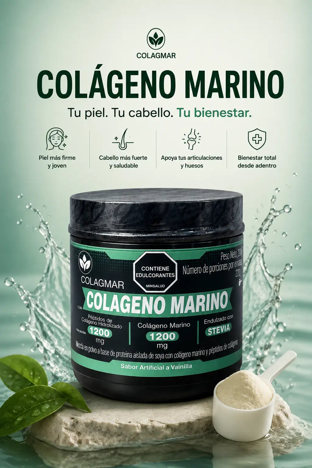 COLÁGENO MARINO 500 G + ENVÍO GRATIS  ®