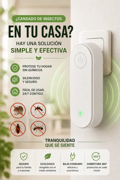 REPELENTE ULTRASÓNICO® + ENVÍO GRATIS