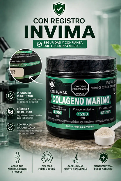 COLÁGENO MARINO 500 G + ENVÍO GRATIS  ®
