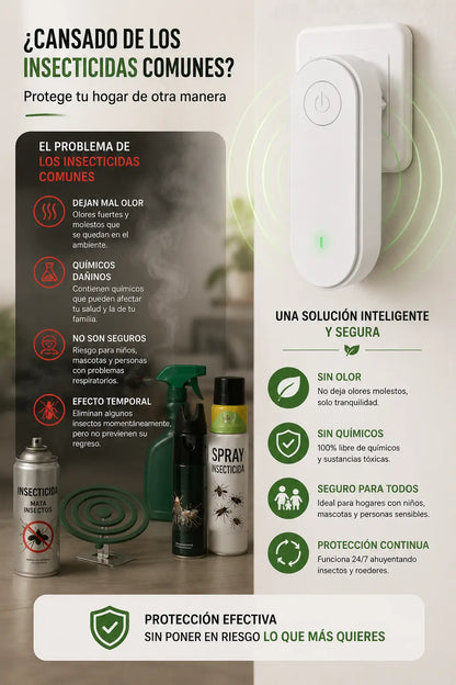 REPELENTE ULTRASÓNICO® + ENVÍO GRATIS